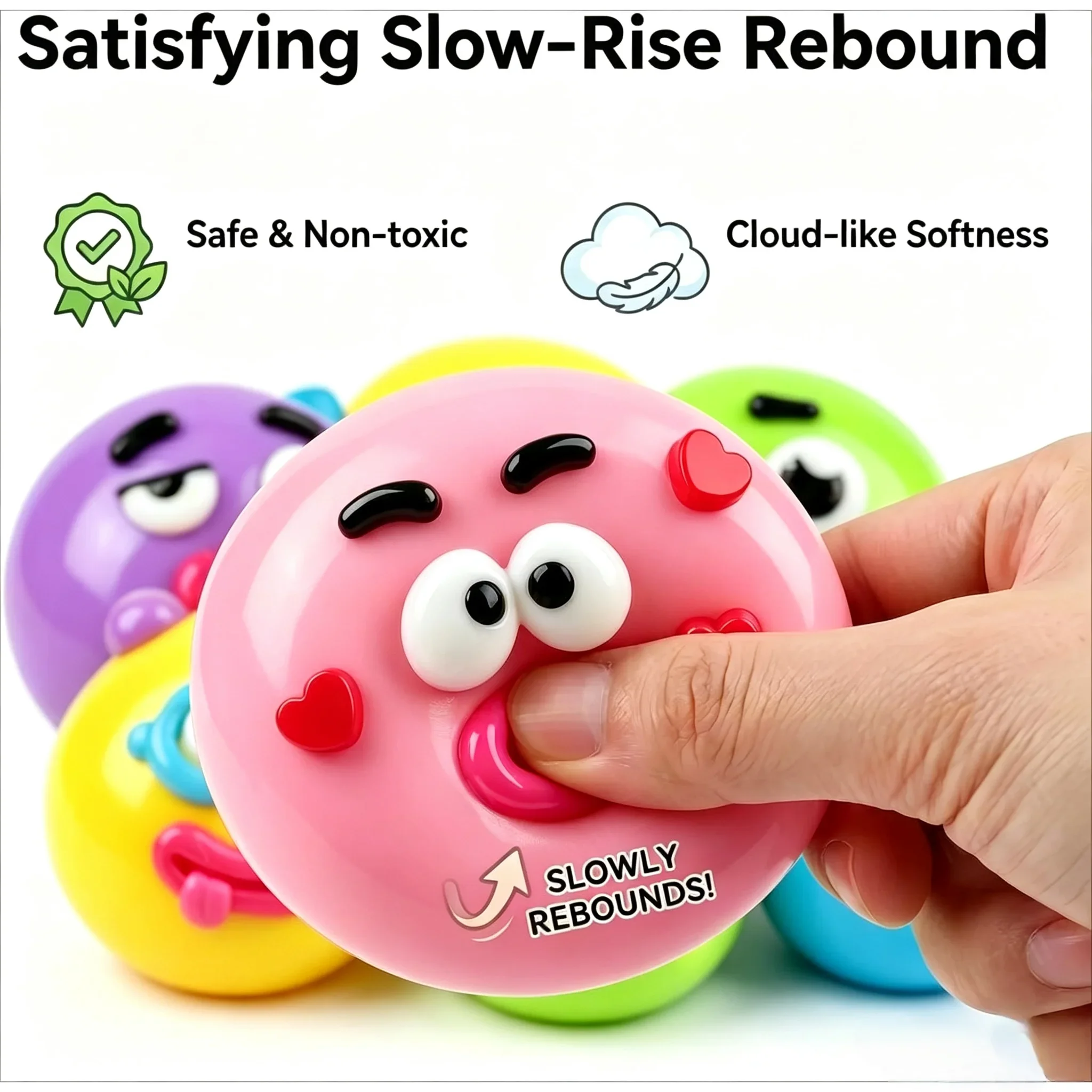 Home Decor Emoji - Trendy Emoji Squishy Stress Relief Slow