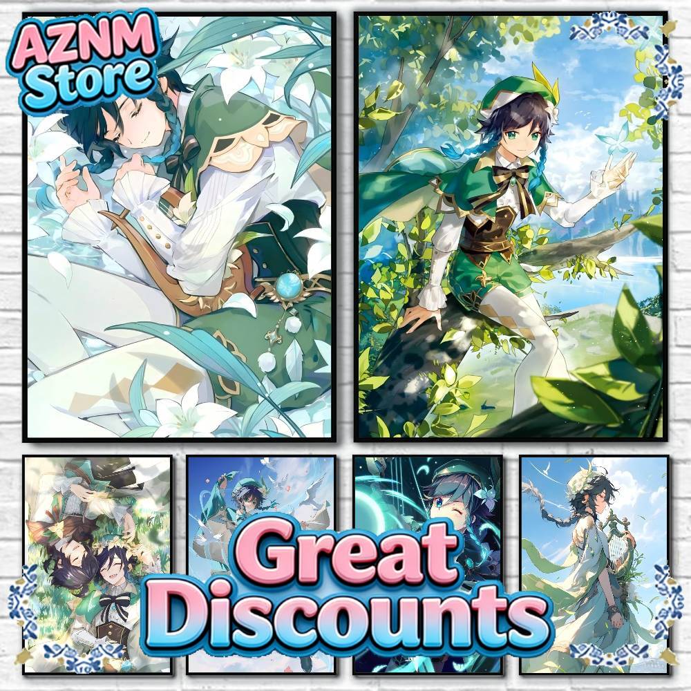 Home Decor Game - 1pc Game Genshin Impact Venti s