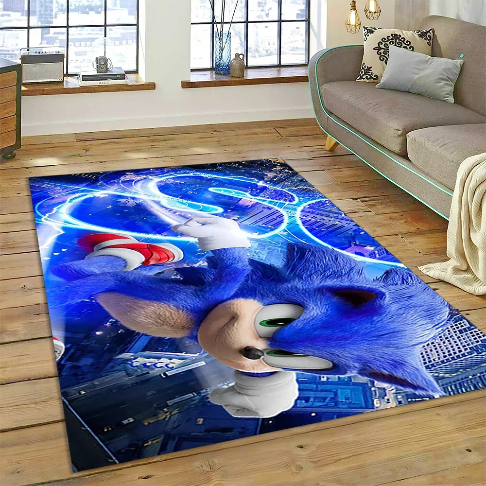 Home Decor Game Online - Game Anime 3D S-Sonic Cartoon Carpet