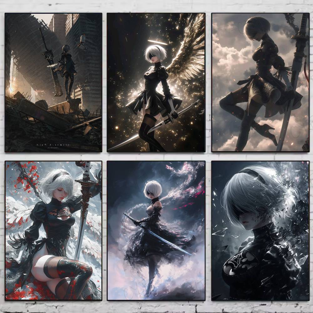 Home Decor Game - N-NieRAutomata Game Poster HD art wall