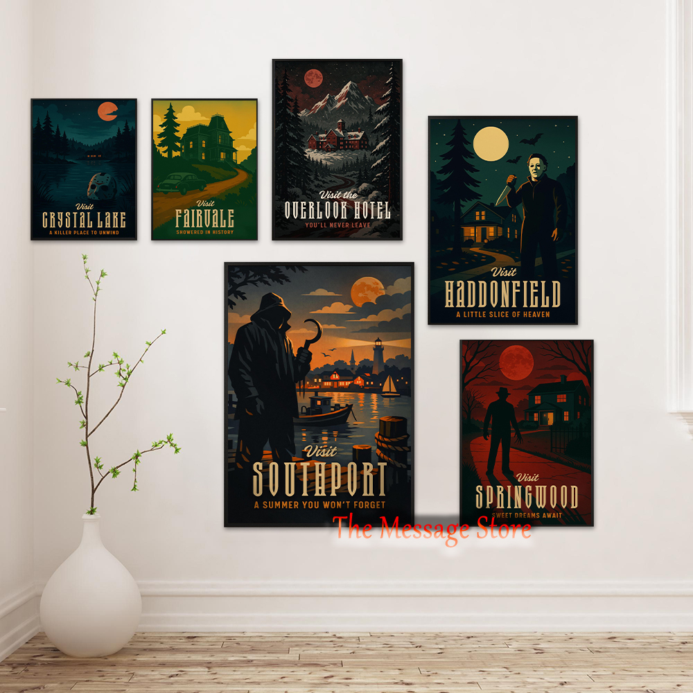 Home Decor Location - Halloween Horror Vintage Travel Movie Location