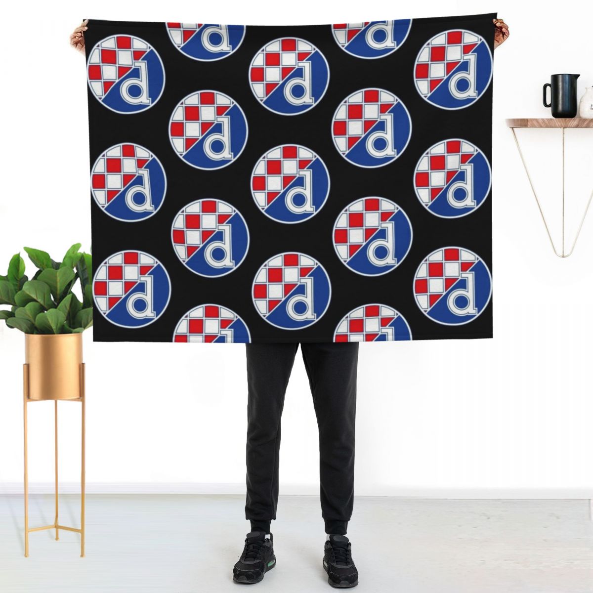 Home Decor Zagreb - Dinamo Zagreb Throw Blanket Decorative Soft