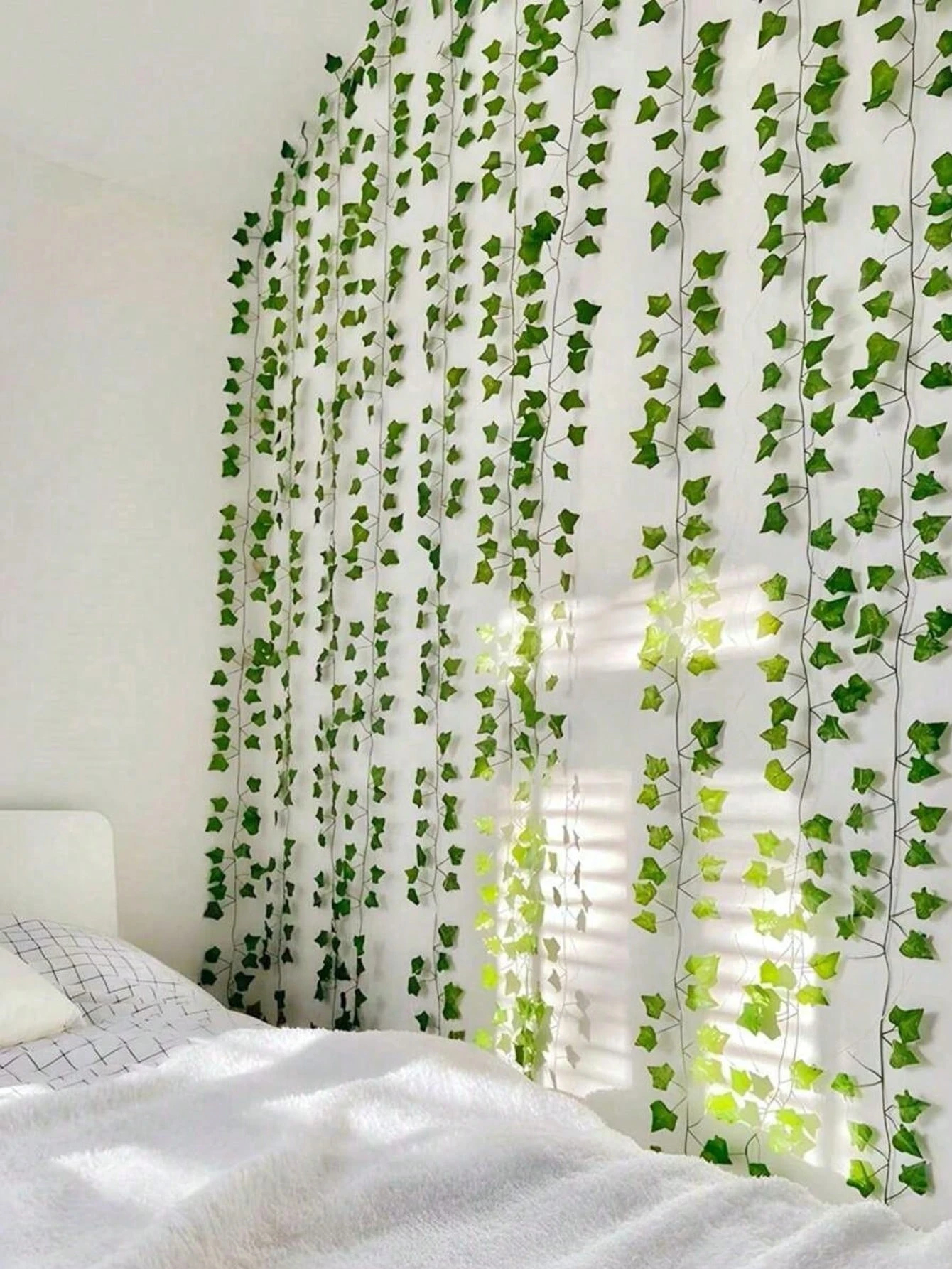 Home Decor On Sale - 12pcs Artificial Green Ivy Vines Realistic
