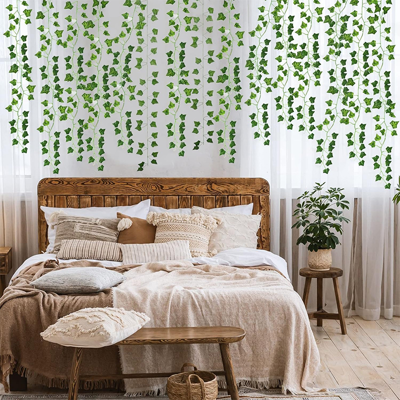 2/4//6/8/10M Silk Leaves Fake  – обзор и цена Home Decor On Sale