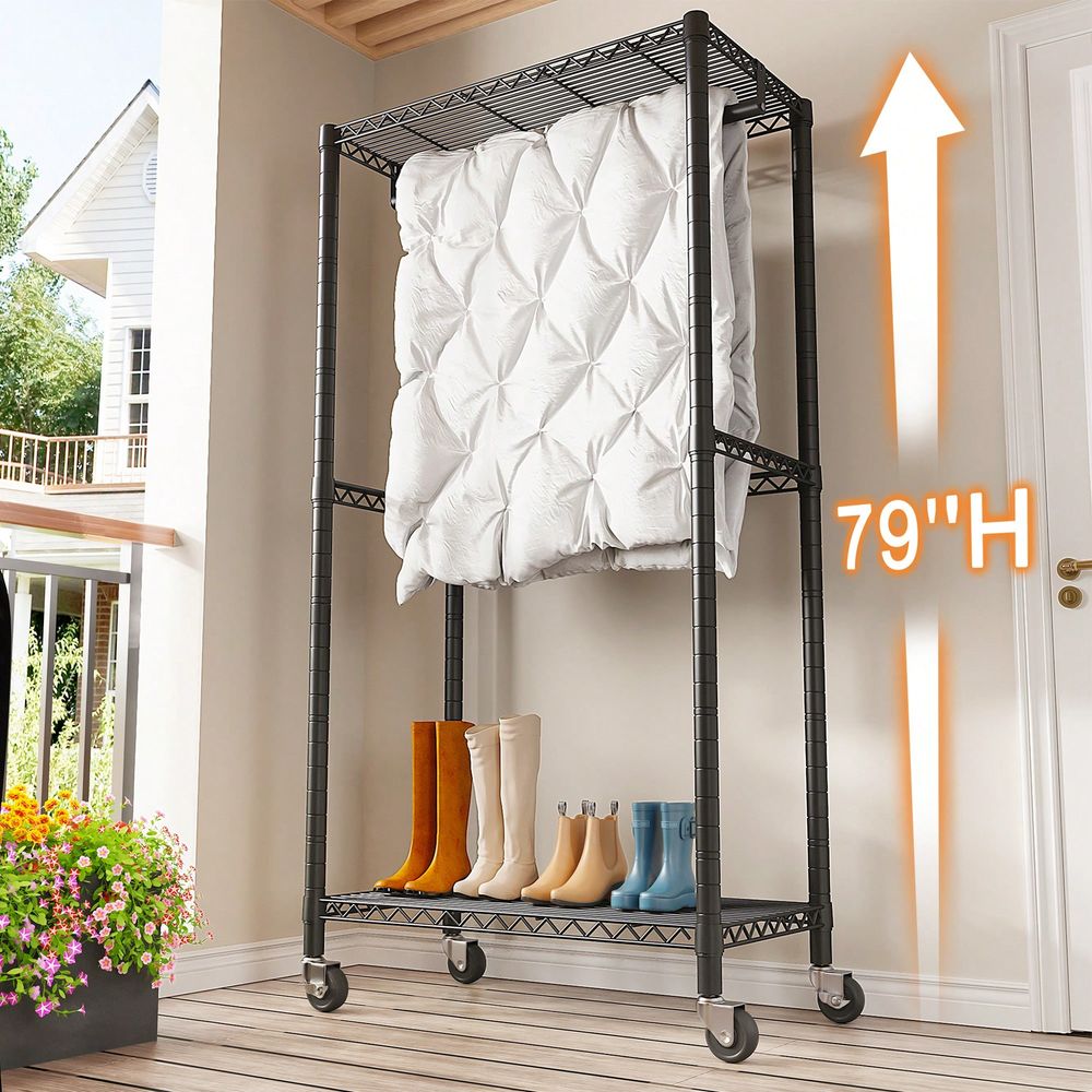 Heavy Duty Adjustable Metal Cl – обзор и цена Home Decor On Wheels