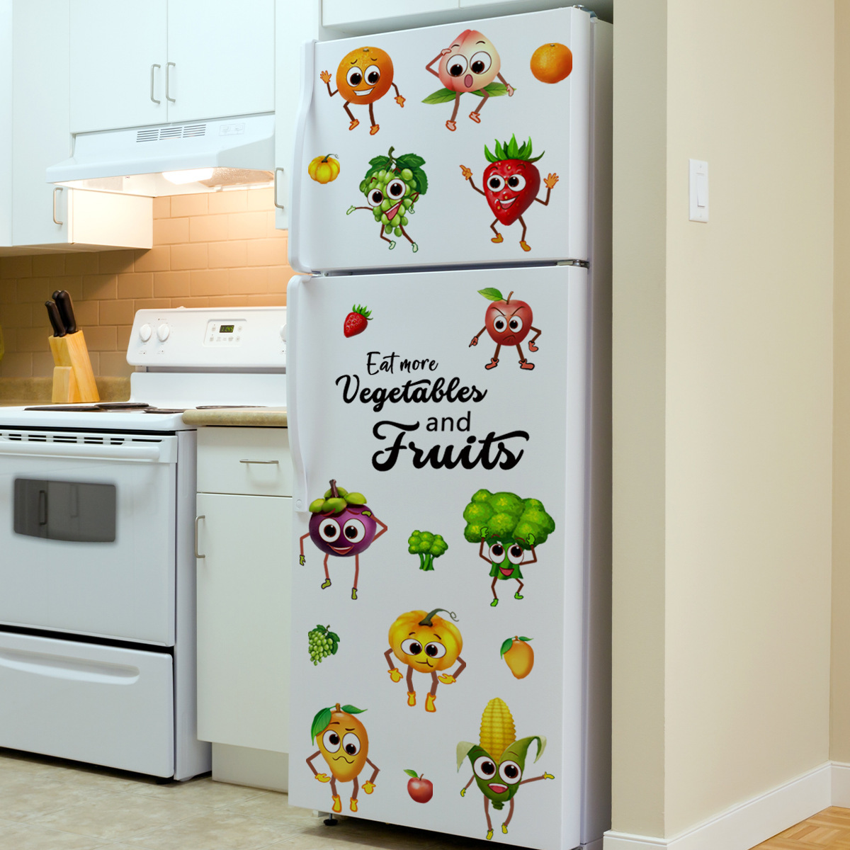 Cartoon Emoji Fruit Wall Stick – обзор и цена Home Decor Emoji