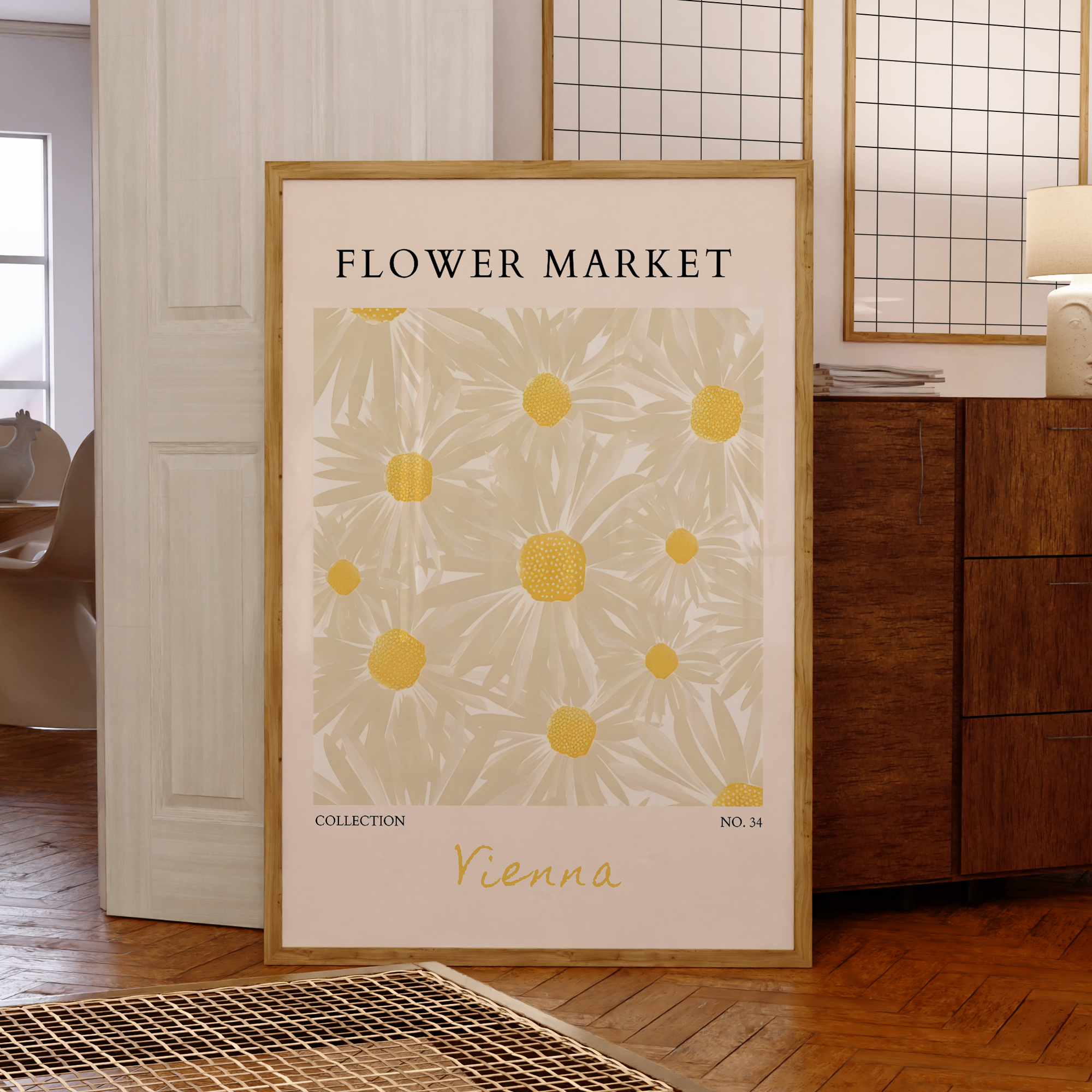 Modern Flower Market Yellow Fl – обзор и цена Home Decor Flowers