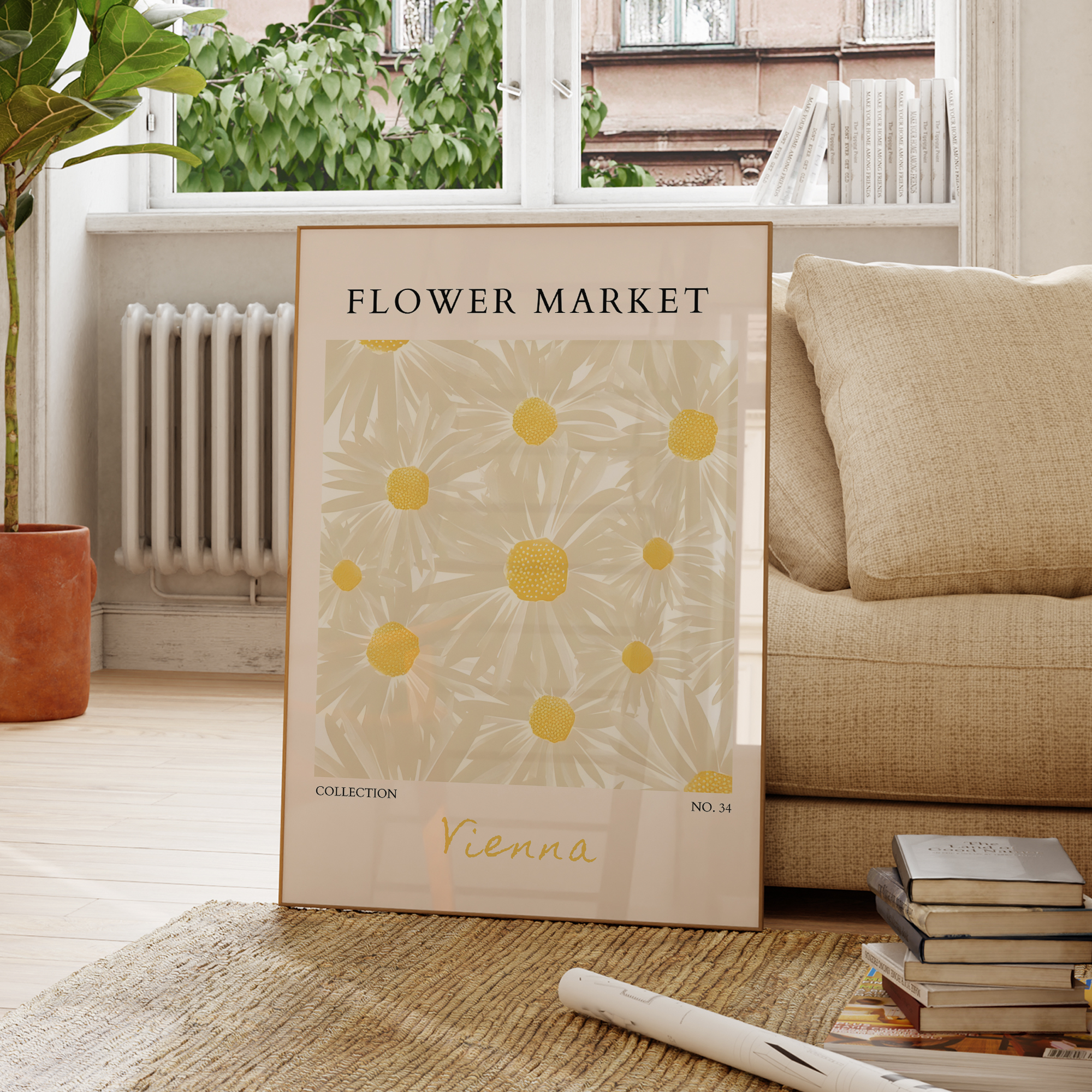 Modern Flower Market Yellow Fl – обзор и цена Home Decor Flowers