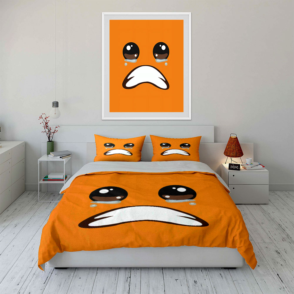 Cute Crying Orange Face Emoji  – обзор и цена Home Decor Emoji