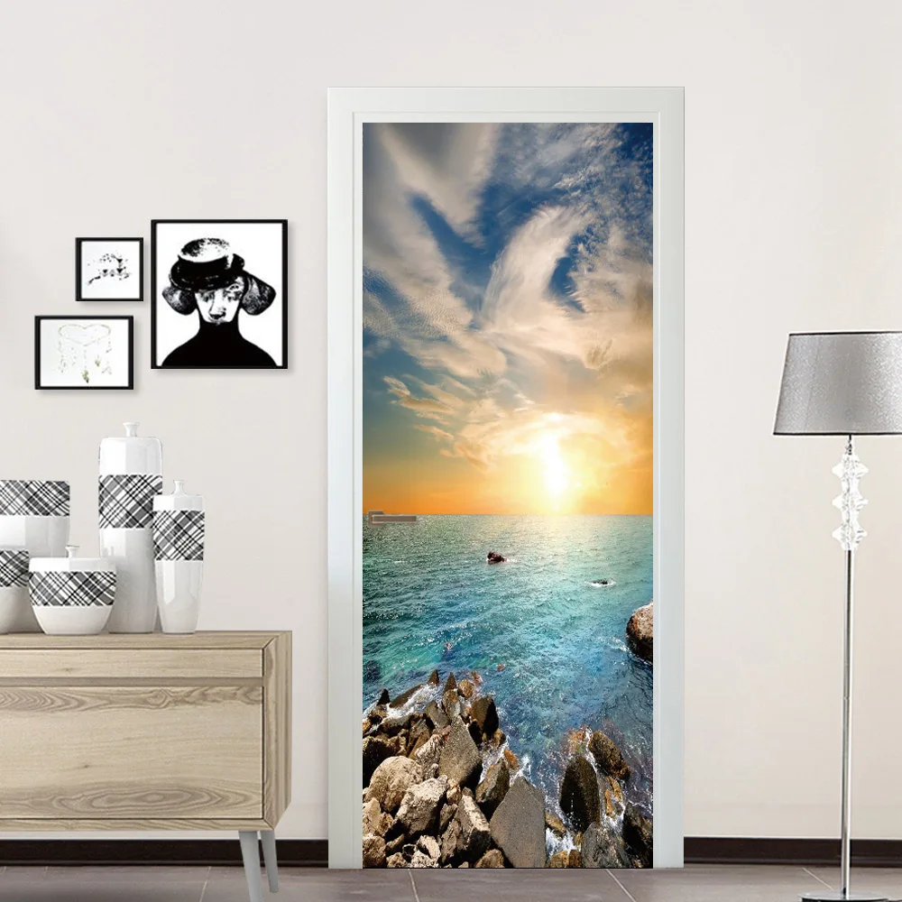 3D Sea View Beach Sea Gate sti – обзор и цена Home Decor On Sale