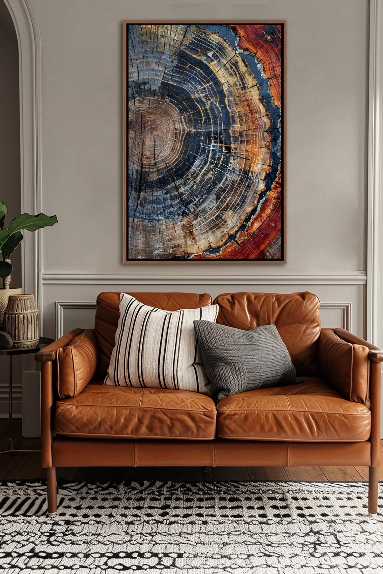 Tree Ring Framed Wall Art, Abs – обзор и цена Home Decor Tree