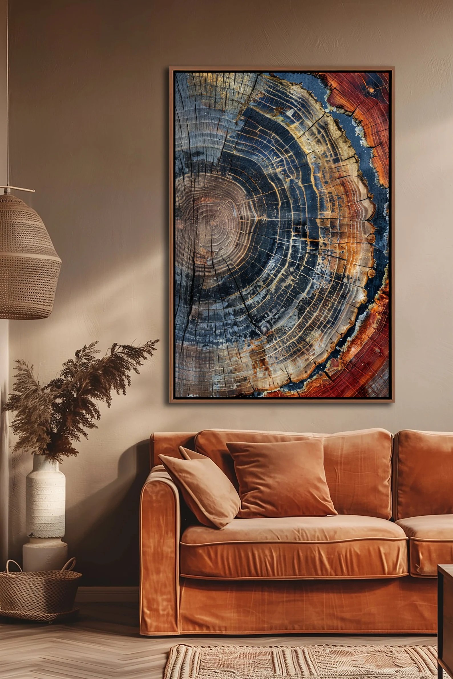 Tree Ring Framed Wall Art, Abs – обзор и цена Home Decor Tree