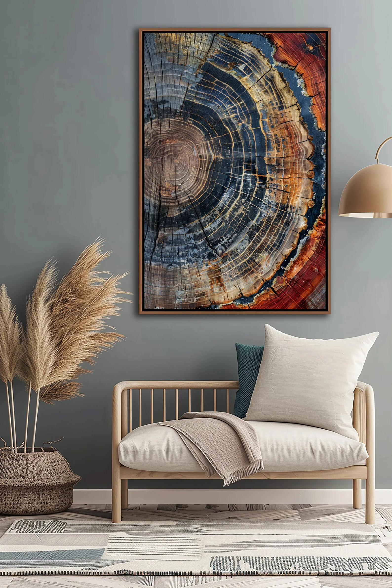 Tree Ring Framed Wall Art, Abs – обзор и цена Home Decor Tree