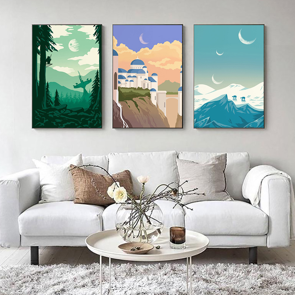 Famous Locations Print Vintage – обзор и цена Home Decor Location