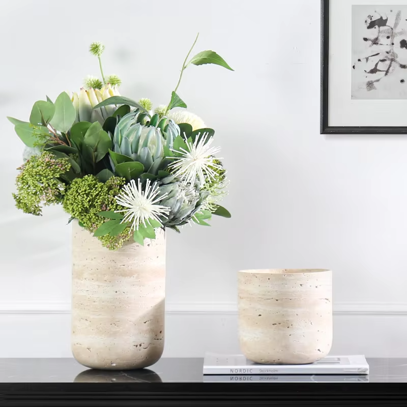 Customized Natural Marble Vase – обзор и цена Home Decor Flowers