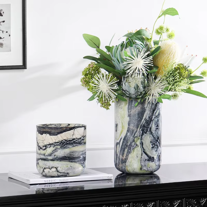 Customized Natural Marble Vase – обзор и цена Home Decor Flowers