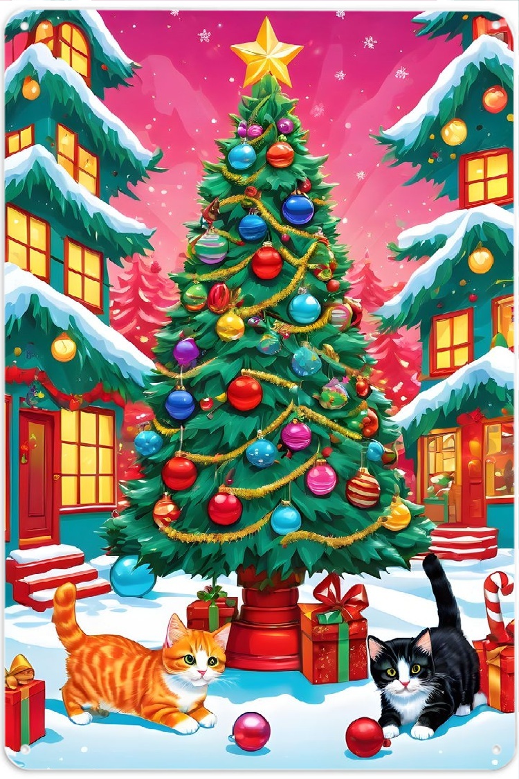 3D Flat Christmas and Christma – обзор и цена Home Decor Tree