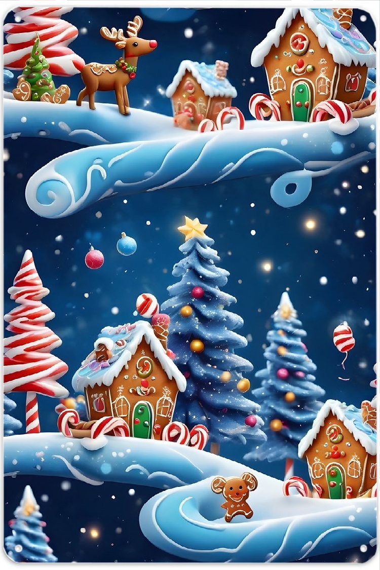 3D Flat Christmas and Christma – обзор и цена Home Decor Tree