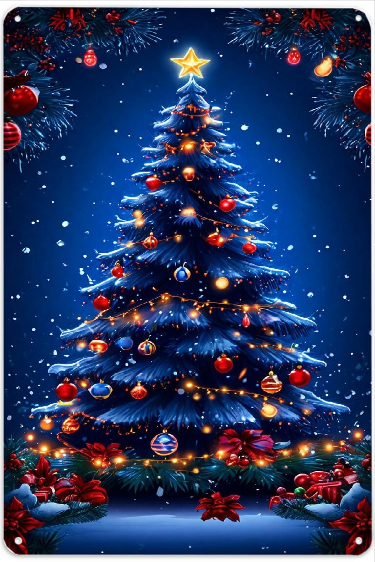 3D Flat Christmas and Christma – обзор и цена Home Decor Tree