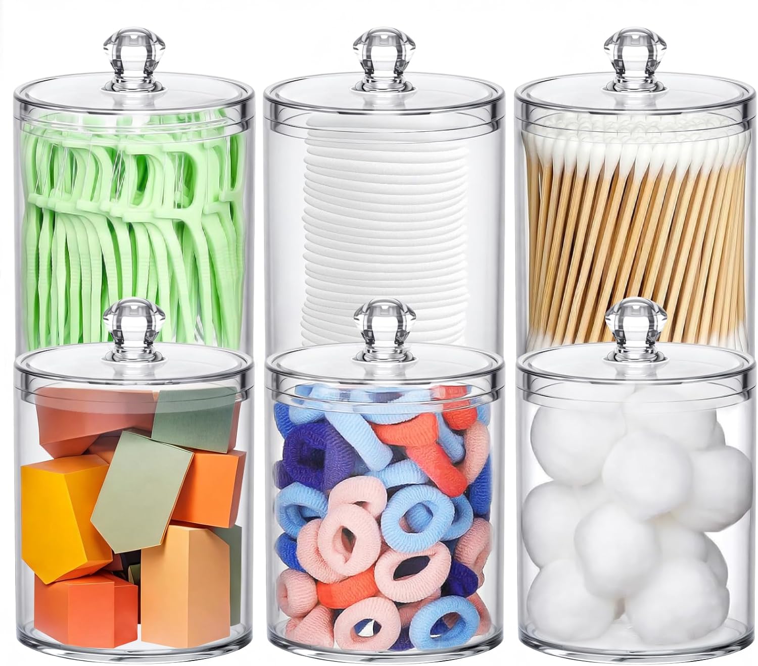 Acrylic Qtip Holder 6 Pack wit – обзор и цена Home Decor Free Images