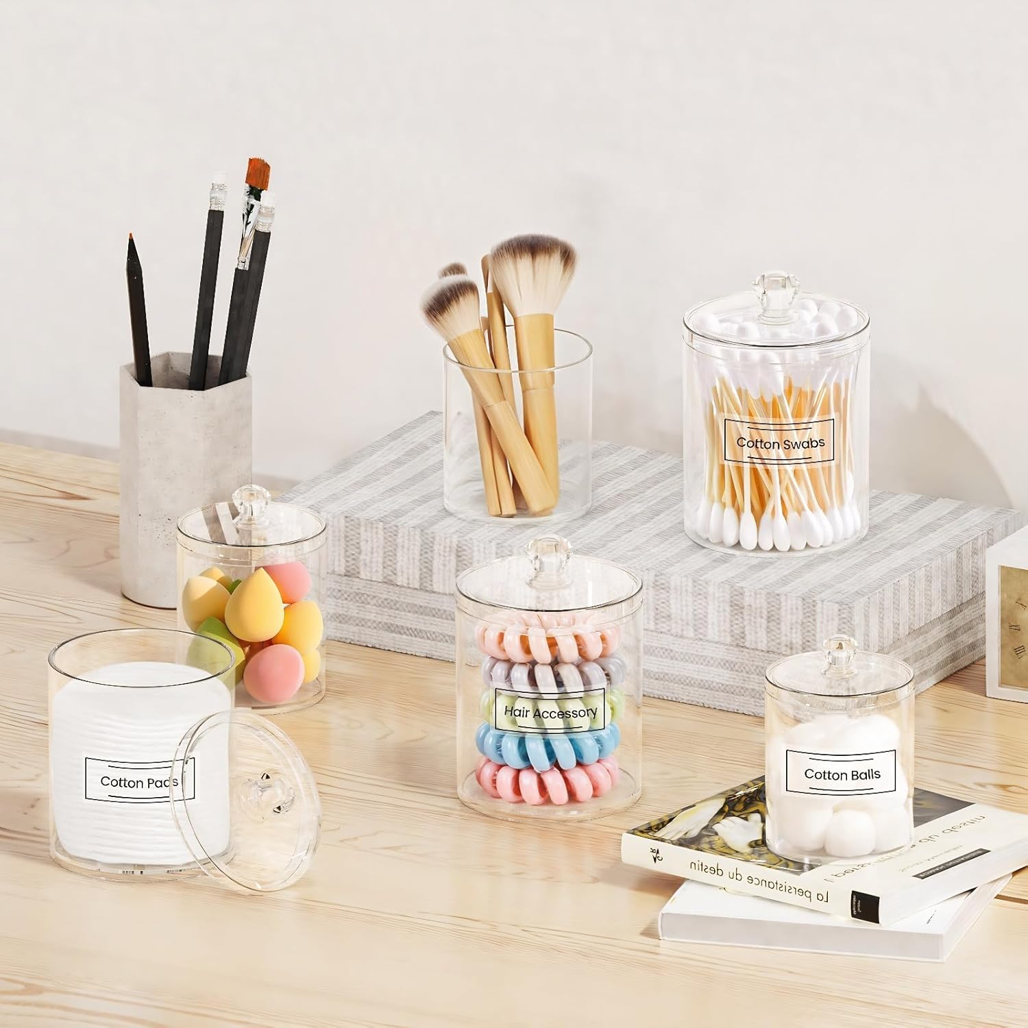 Acrylic Qtip Holder 6 Pack wit – обзор и цена Home Decor Free Images