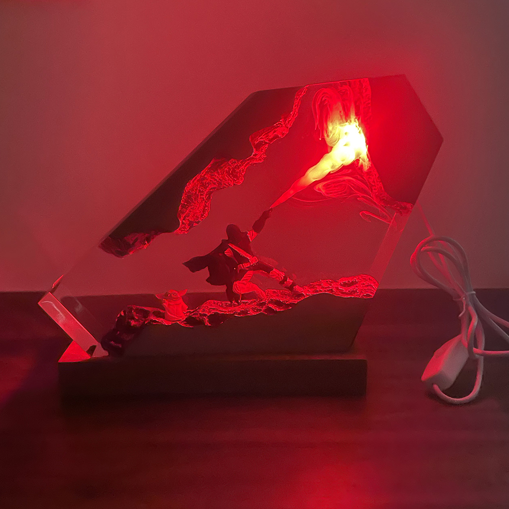 Table Resin Lamp Sci-fi Figure – обзор и цена Home Decor Com