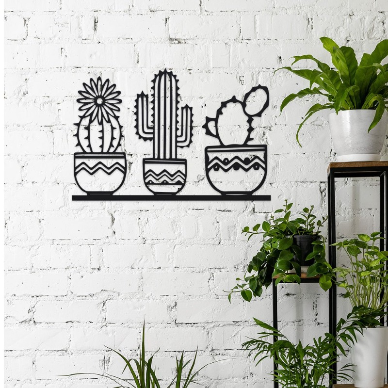 Rustic Cactus Metal Wall Decor – обзор и цена Home Decor Garden Ideas