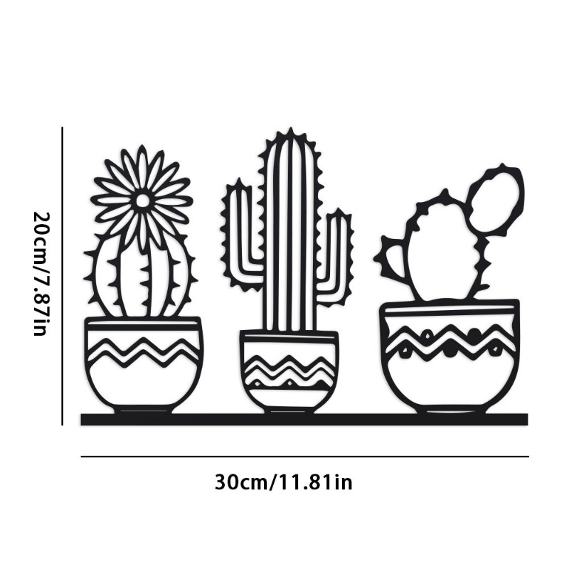 Rustic Cactus Metal Wall Decor – обзор и цена Home Decor Garden Ideas