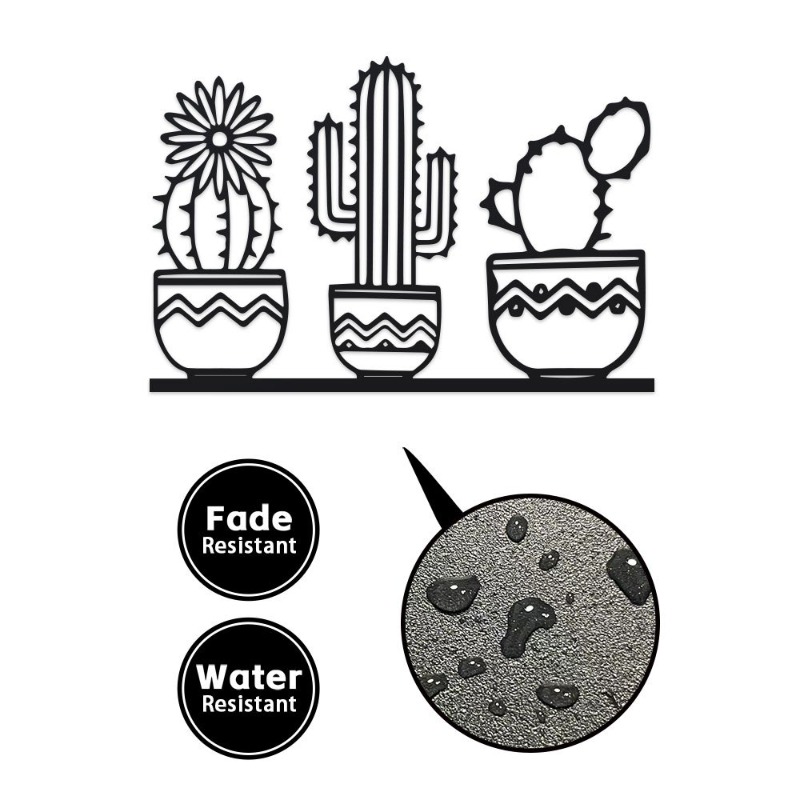 Rustic Cactus Metal Wall Decor – обзор и цена Home Decor Garden Ideas
