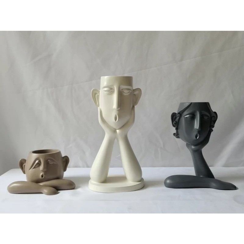 Nordic Abstract Face Planter M – обзор и цена Home Decor Garden Ideas
