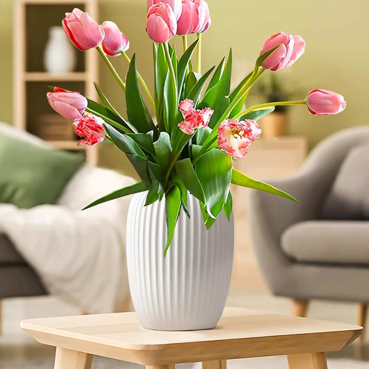 White Ceramic Vase for Modern  – обзор и цена Home Decor Location