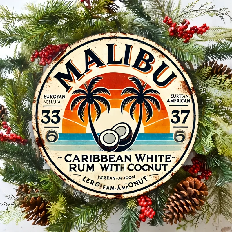 Vintage Malibu Rum Coconut Alu – обзор и цена Home Decor Tree