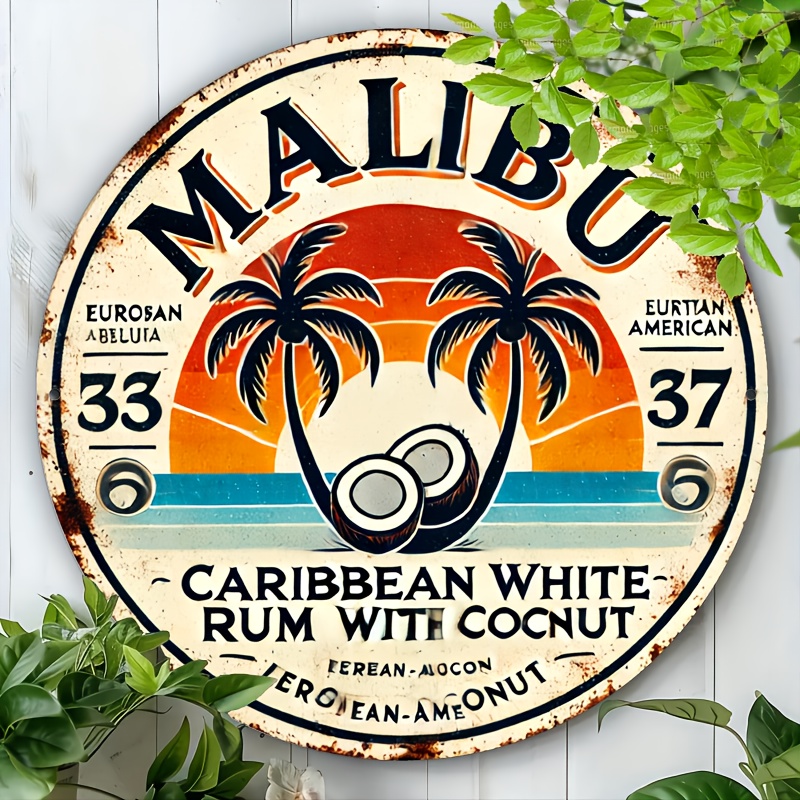 Vintage Malibu Rum Coconut Alu – обзор и цена Home Decor Tree