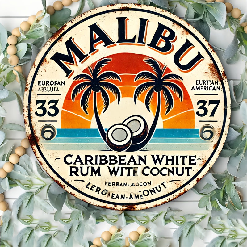 Vintage Malibu Rum Coconut Alu – обзор и цена Home Decor Tree