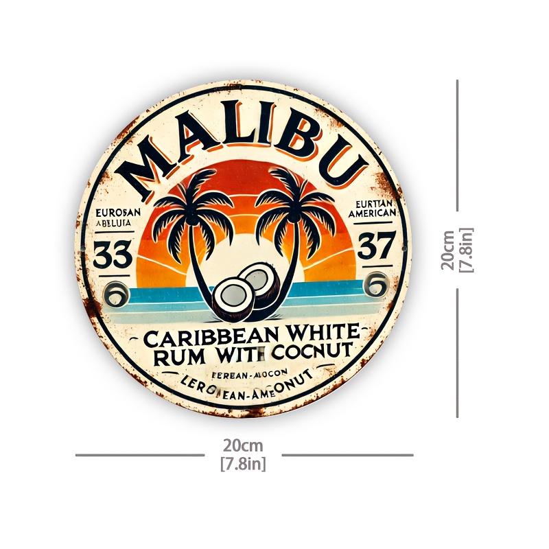 Vintage Malibu Rum Coconut Alu – обзор и цена Home Decor Tree