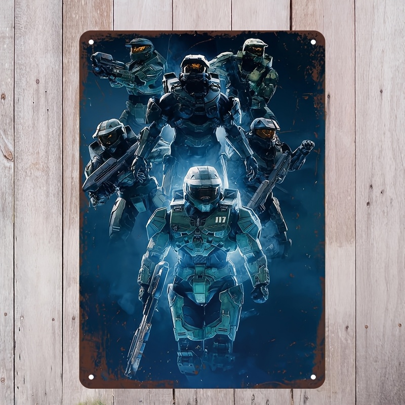 Halo-Inspired Metal Wall Art S – обзор и цена Home Decor Game