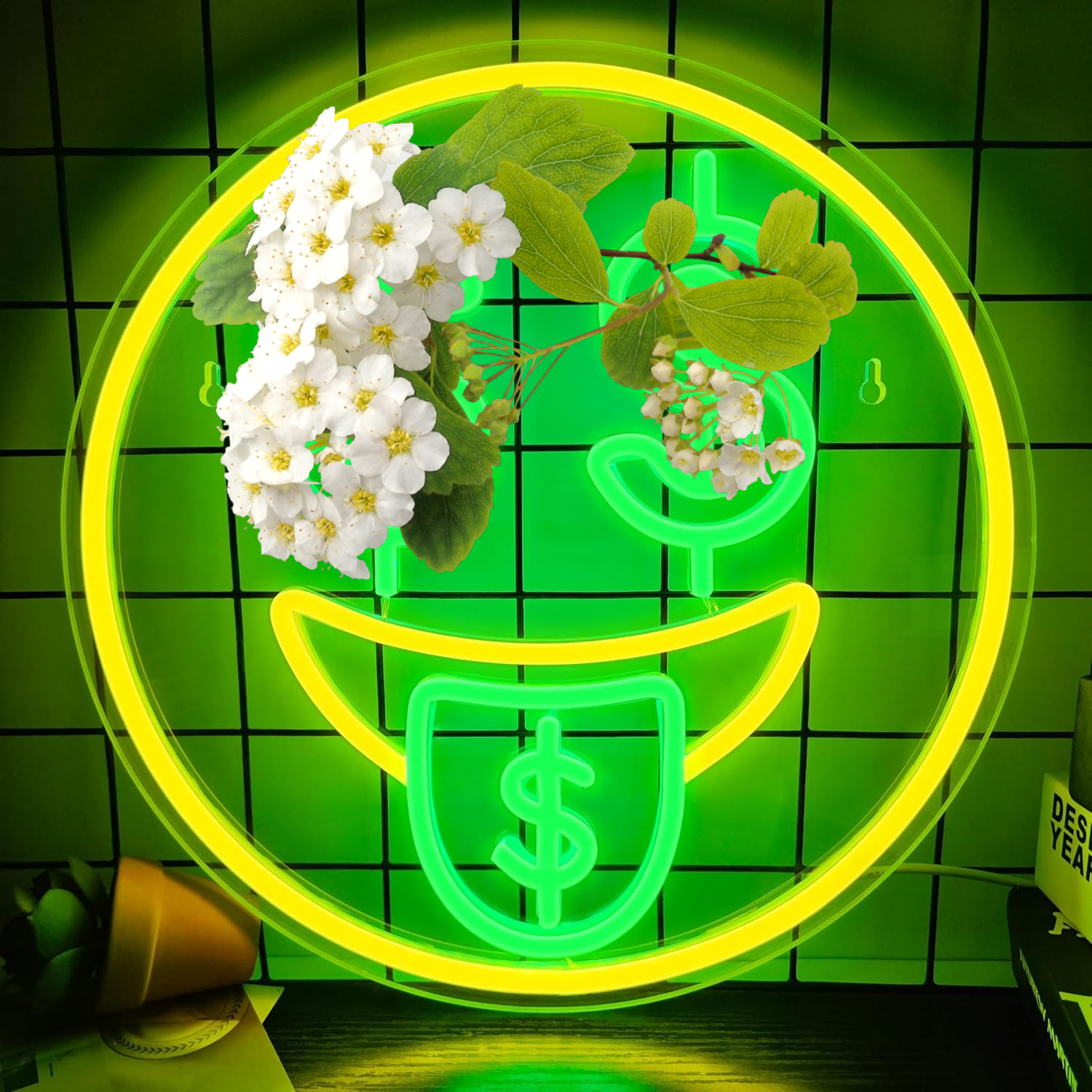 Money Neon Sign LED Night Ligh – обзор и цена Home Decor Emoji
