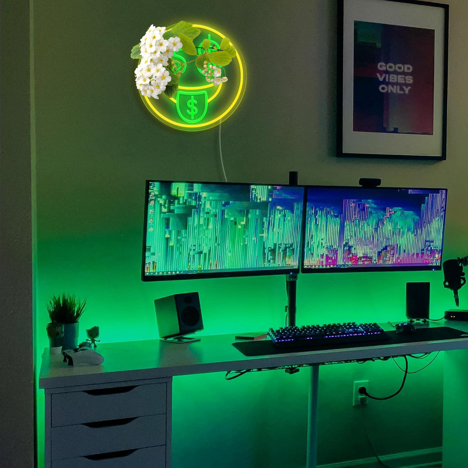 Money Neon Sign LED Night Ligh – обзор и цена Home Decor Emoji