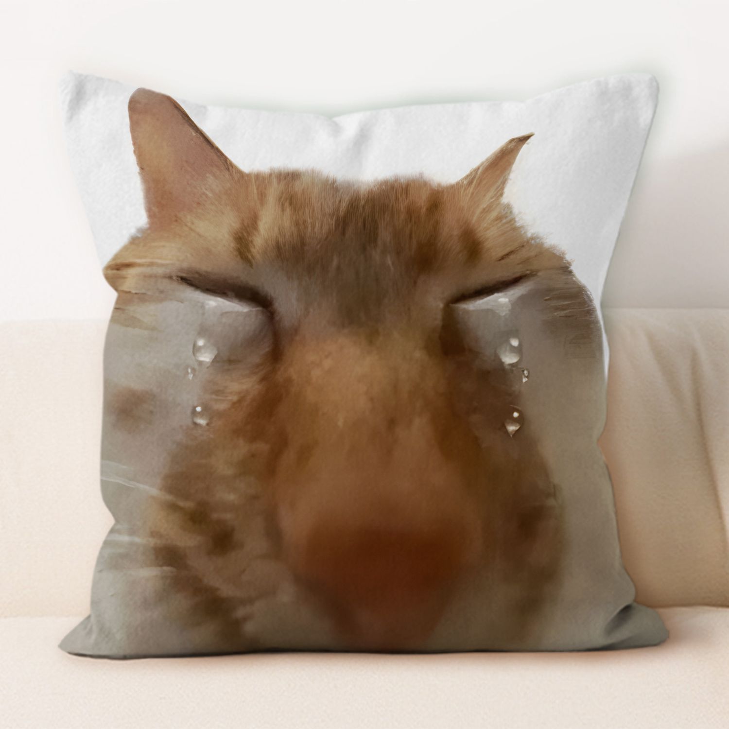 Cute Cat Emoji Print Pillow Mu – обзор и цена Home Decor Emoji