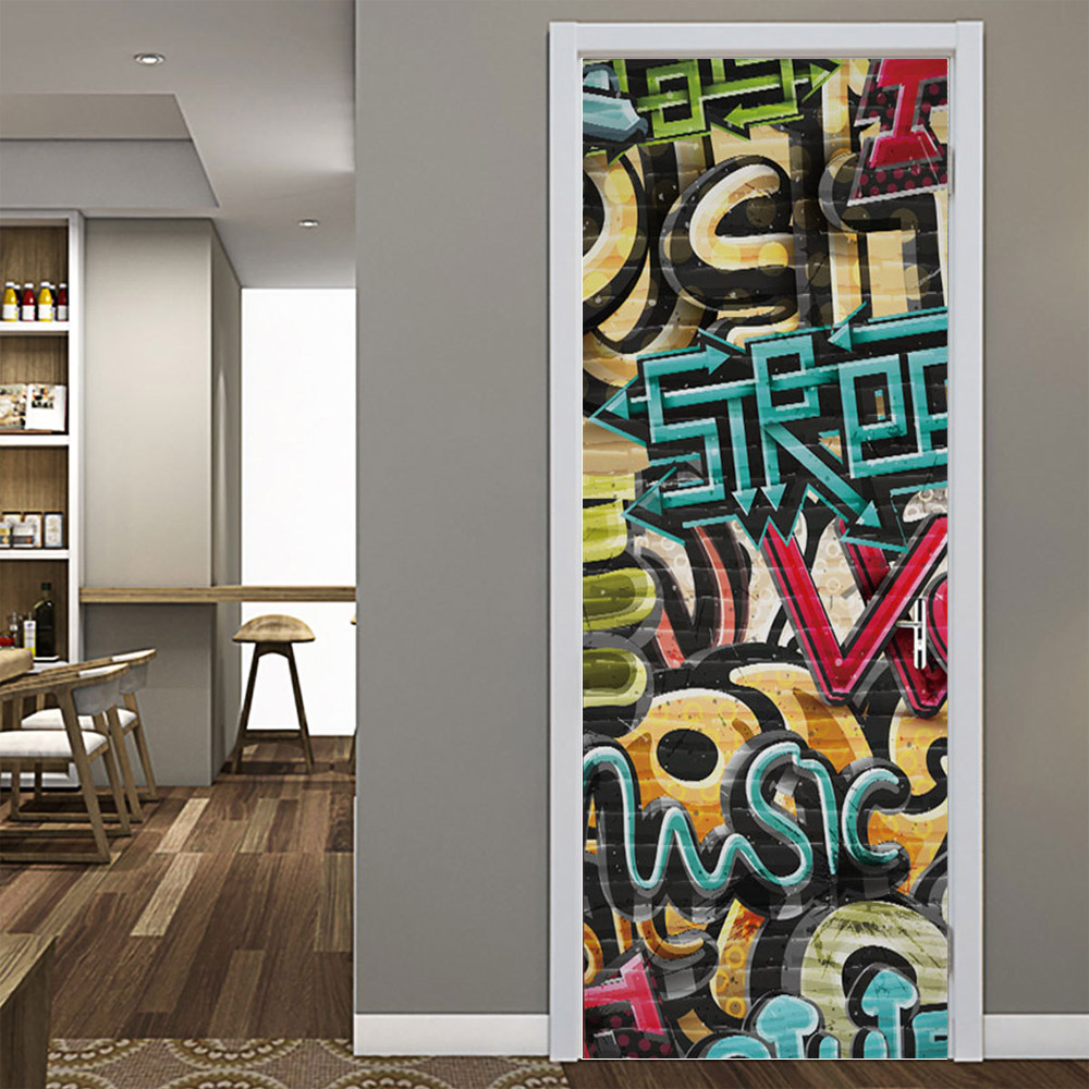 3D PVC door stickers Self-adhe – обзор и цена Home Decor On Sale