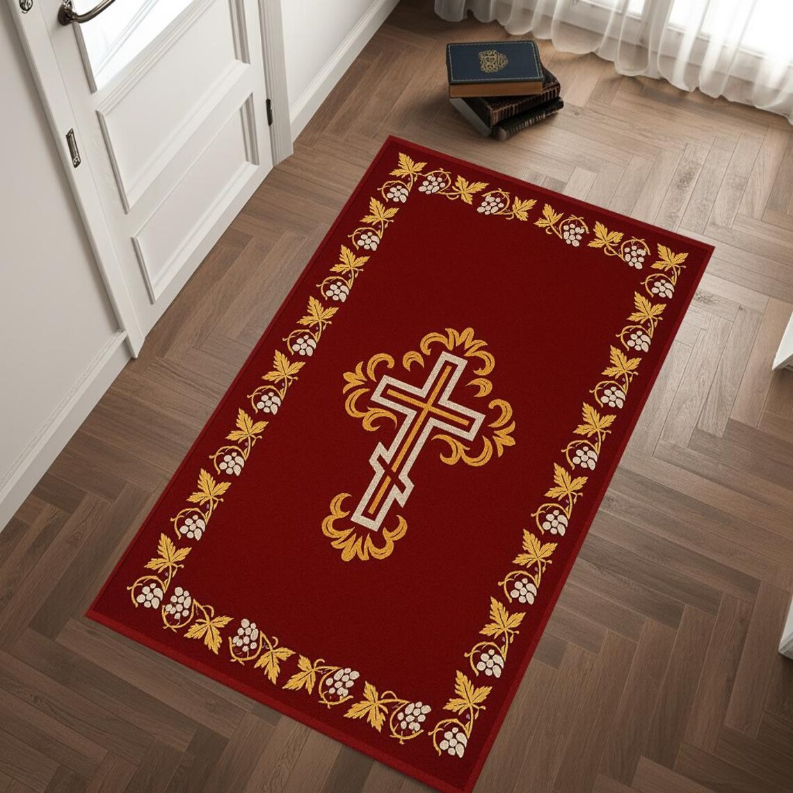 Luxury Red Gold Cross Prayer R – обзор и цена Home Decor Retailers