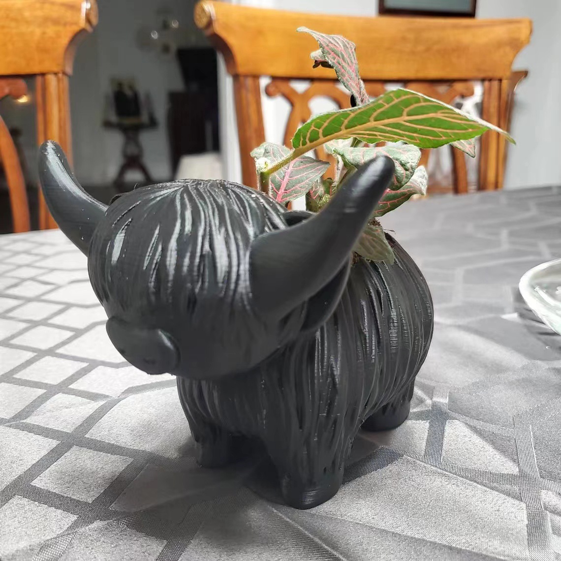 Highland Cow Resin Figurine -  – обзор и цена Home Decor Garden Ideas