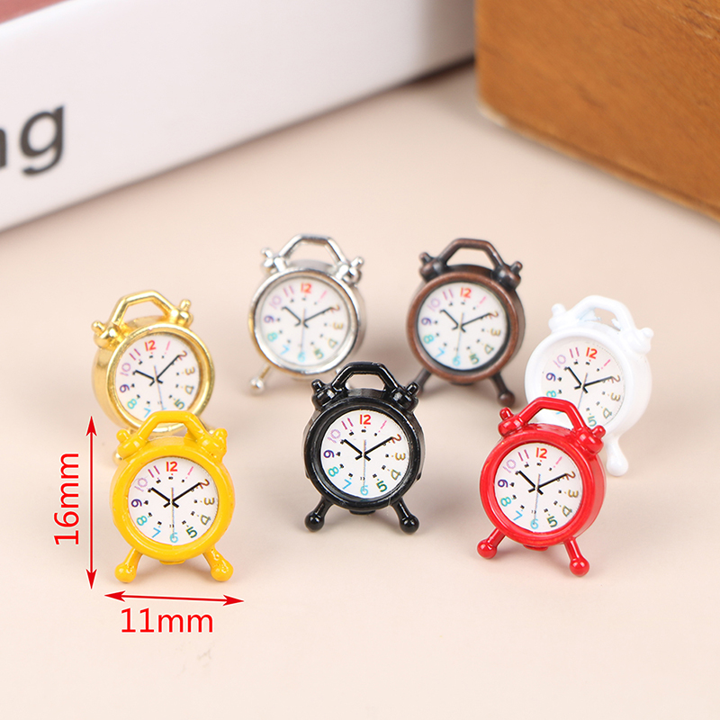 1PC 1:12 Scale Alarm Clock Dol – обзор и цена Home Decor Unique Items