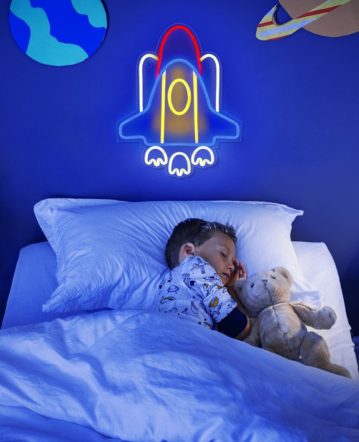 Rocket Neon Sign USB Neon Ligh – обзор и цена Home Decor Game