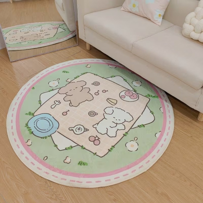 Cute Rabbit Bear Cake Print Ro – обзор и цена Home Decor Retailers