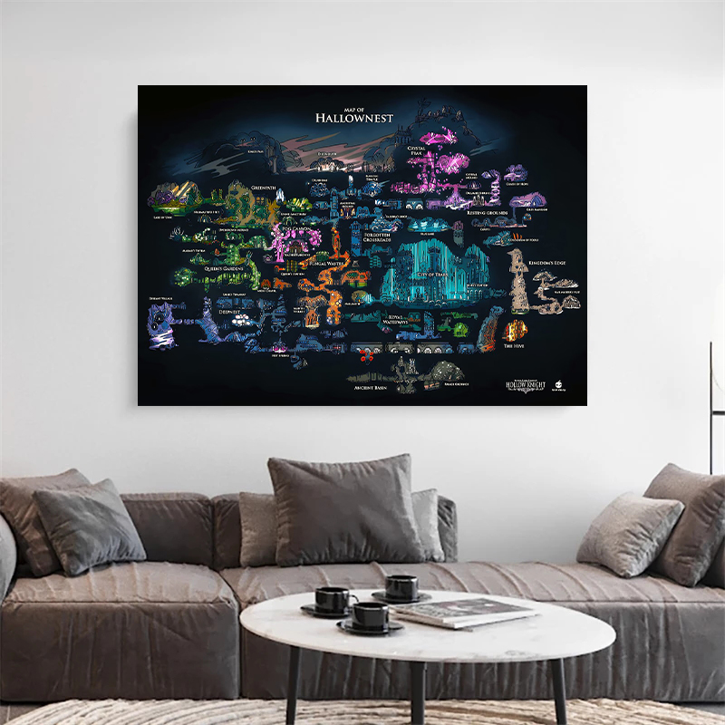 Game Hollow Knight Map Game Po – обзор и цена Home Decor Game