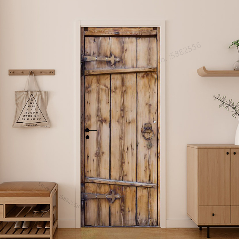Imitation Wood Door Sticker Re – обзор и цена Home Decor On Sale