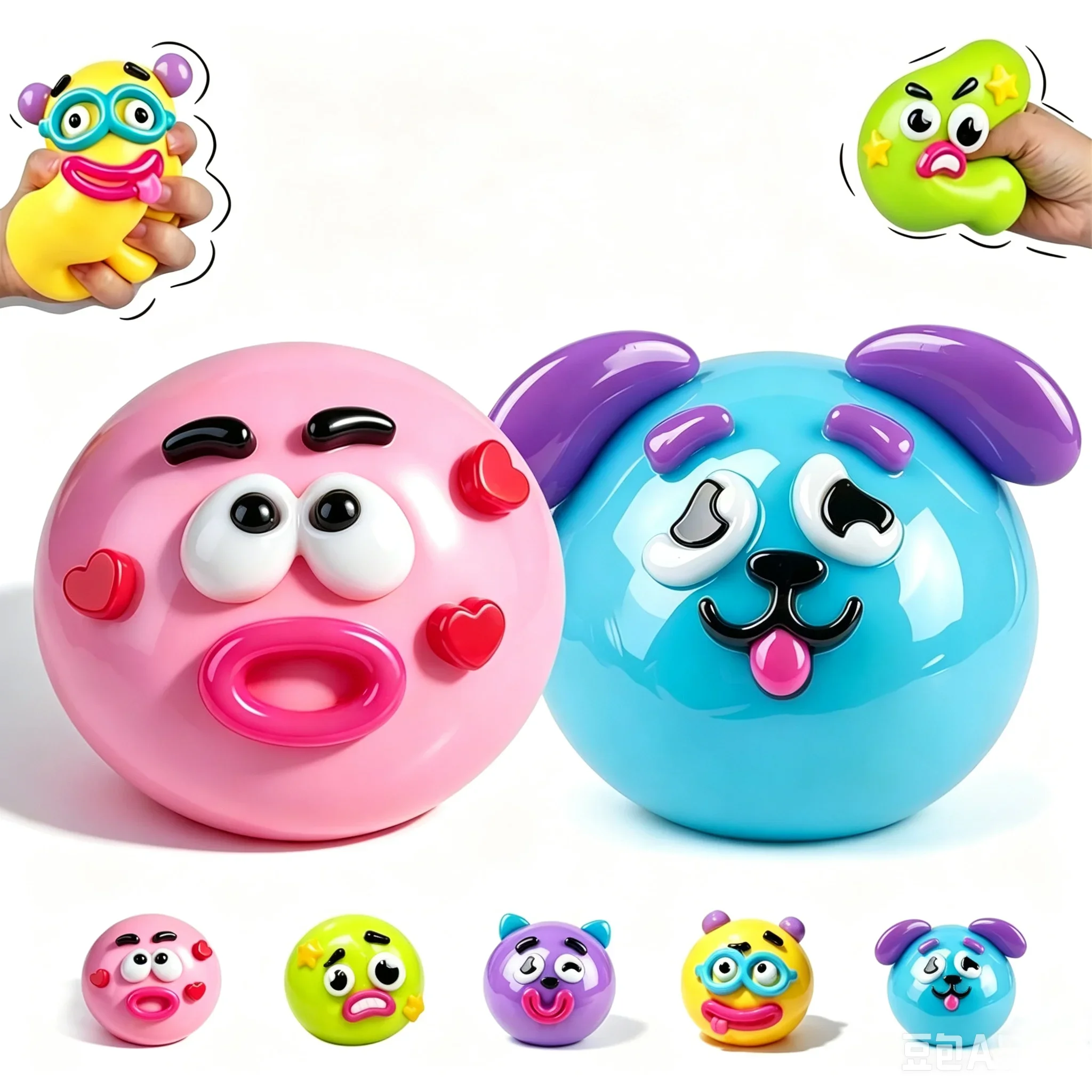 Trendy Emoji Squishy Stress Re – обзор и цена Home Decor Emoji