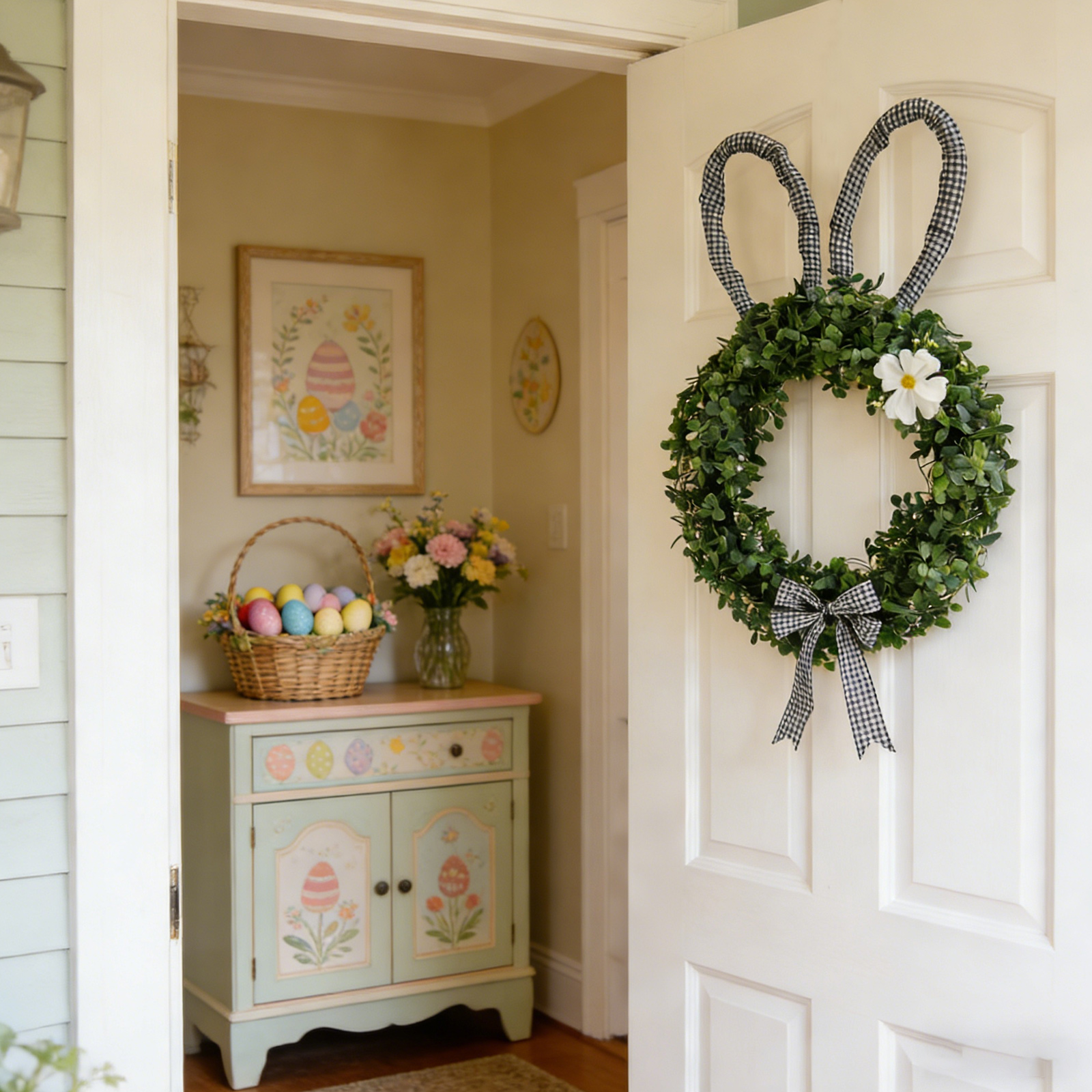 30x43cm Easter Bunny Ear Wreat – обзор и цена Home Decor Trend 2026