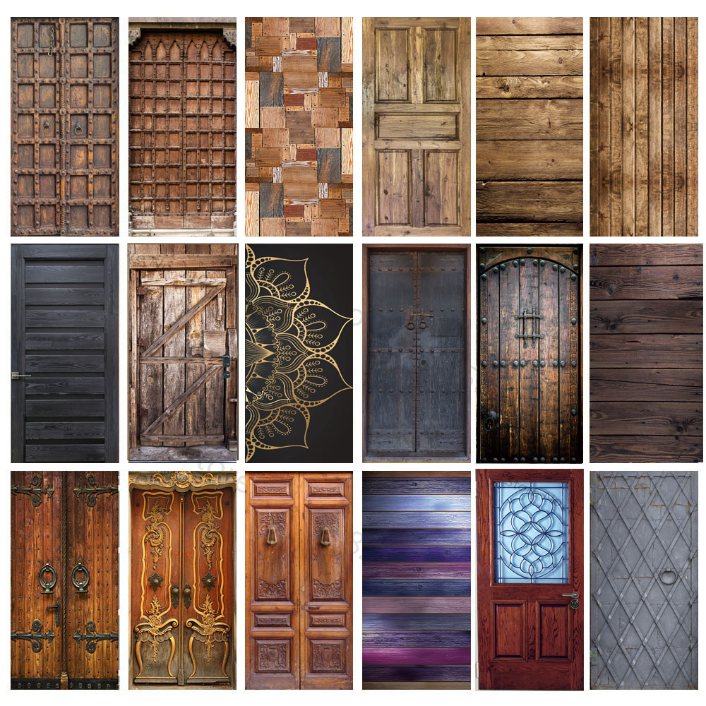 Imitation Wood Doors Sticker R – обзор и цена Home Decor On Sale
